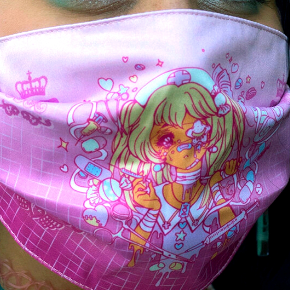 Puvithel + Haenuli Medical Melancholy Menhera Mask NEW Various Colorways - Picture 3 of 13